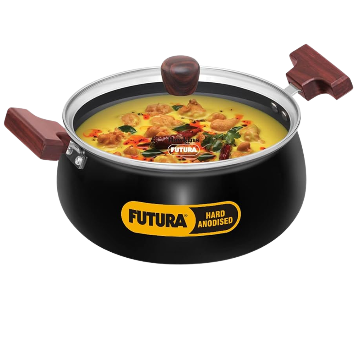 FUTURA HANDI PAN WITH GLASS LID 3LTS INDUCTION